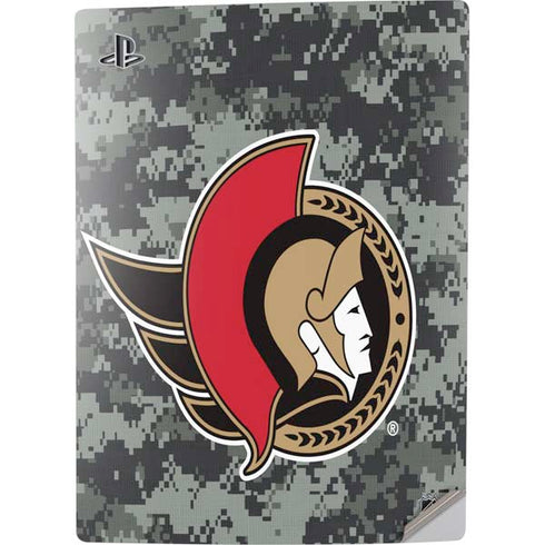 NHL Ottawa Senators Camo PS5 Digital Edition Console Skin